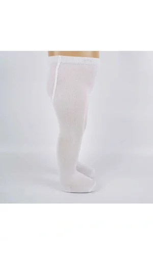 Bebek Pamuklu Külotlu Çorap Beyaz