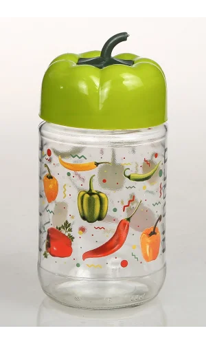 Biber Desenli Kavanoz 660 Cc Royaleks-BD660