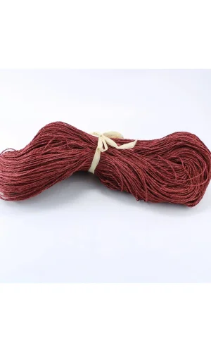 Bordo Renk Çile Kağıt İp Çanta Ipi Supla Ipi  No:62 - (550-600 gr)