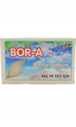 Borlu Cilt ve Gözenek Temizleyici Sabun Saç ve Cilt 100 Gr