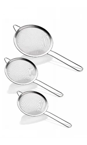 Büyük 3lü Metal Süzgeç Royaleks-CLKN-1359