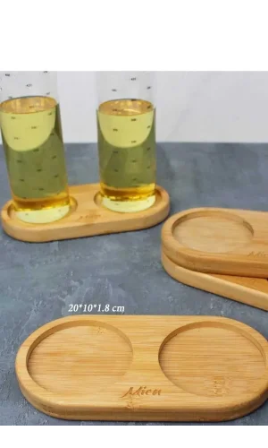 Büyük Boy Bambu Yağdanlık Altlığı