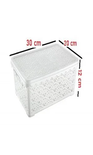 Büyük Motifli Kapaklı Kutu Royaleks-TİM136