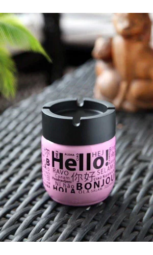 Cam Kokusuz Küllük 425 Cc Hello Desenli Pembe