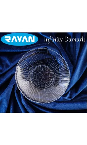 Cam Tabak Güneş Yıldız Gül Model 6lı Royaleks-G-404