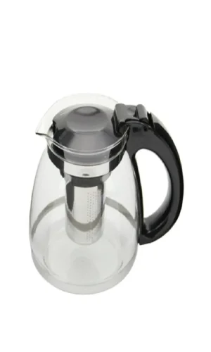 Çelik Süzgeçli Cam Çaycı Servis Demlik 1500 Ml. Royaleks-7488