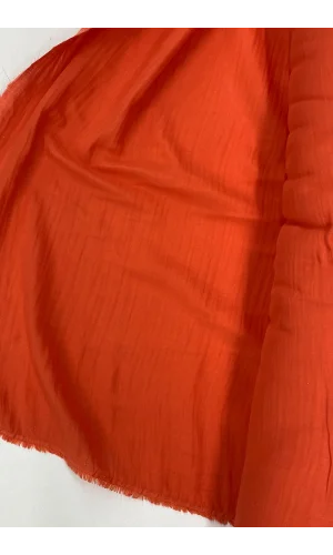 Çok Amaçlı Müslin Pamuklu Bebek Örtü ve Battaniye Kumaşı Müslin Bez Mercan 38