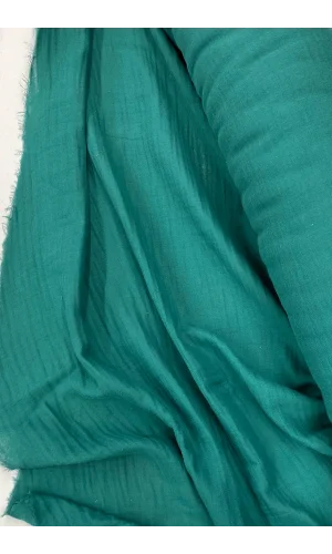 Çok Amaçlı Müslin Pamuklu Bebek Örtü ve Battaniye Kumaşı Müslin Bez Petrol Yeşili 41