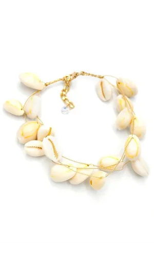 Deniz Kabuğu Halhal - Beyaz