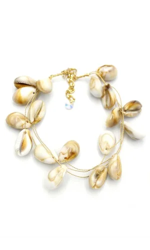 Deniz Kabuğu Halhal - Kahverengi