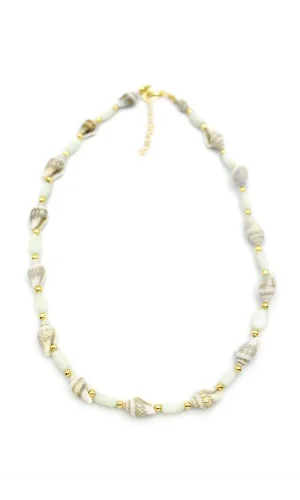 Deniz Kabuğu Kolye - Açık Yeşil