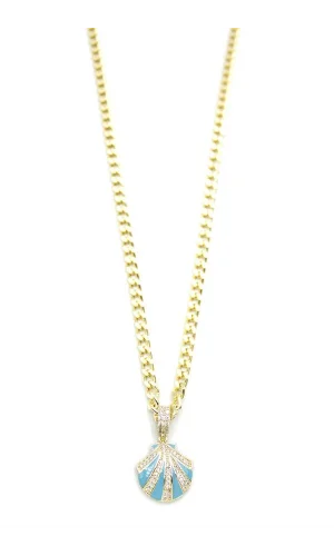 Deniz Kabuğu Kolye - Altın