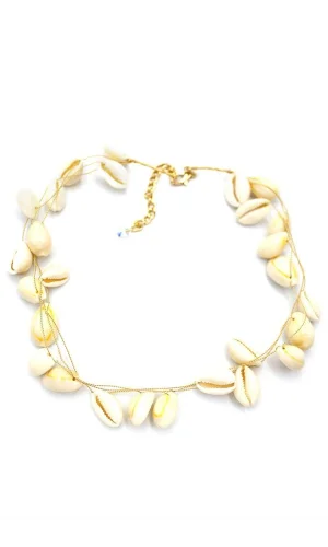 Deniz Kabuğu Kolye - Beyaz