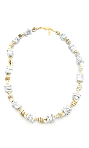 Deniz Kabuğu Kolye - Beyaz