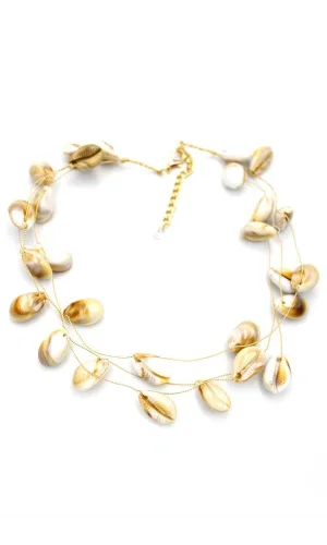 Deniz Kabuğu Kolye - Kahverengi