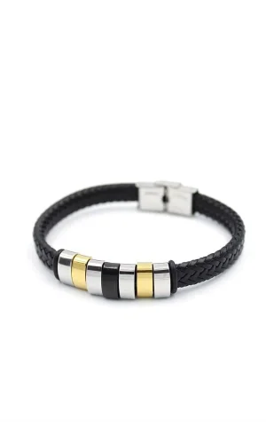 Deri Erkek Bileklik - ÇOK RENKLİ