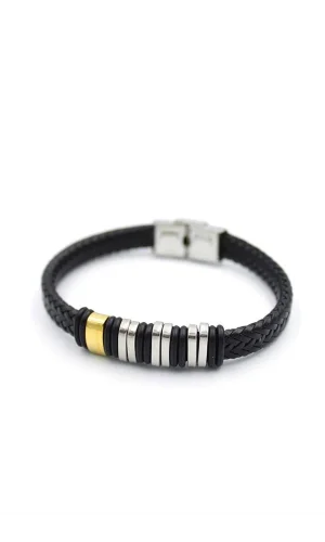 Deri Erkek Bileklik - ÇOK RENKLİ