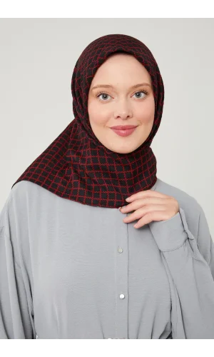 Desenli Mio Caz Eşarp Pamuklu Eşarp Desen No:8