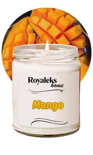 Doğal Özel Seri Kokulu Dekoratif Kavanoz Mum 210 cc - Mango Esansı - RYL