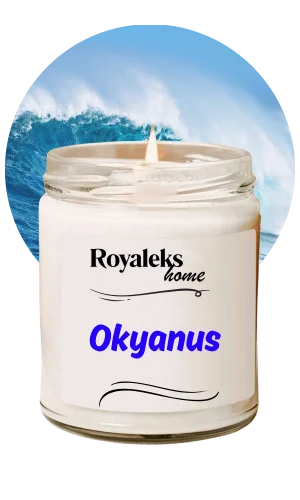 Doğal Özel Seri Kokulu Dekoratif Kavanoz Mum 210 cc - Okyanus Esansı - RYL