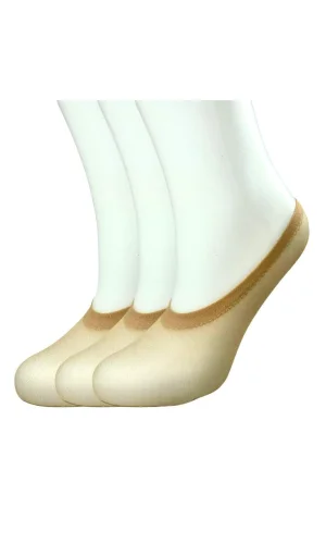 Düşük Kesim Dikişsiz Kaçmaya Dayanıklı Ten Transparan Babet Çorabı 36-41 [ 3 Çift ]