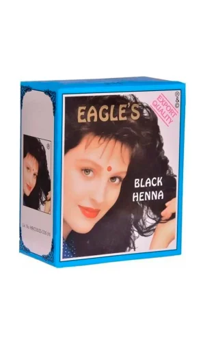 Eagles Orijinal Hint Kınası Saç Boyası Siyah - Black Henna