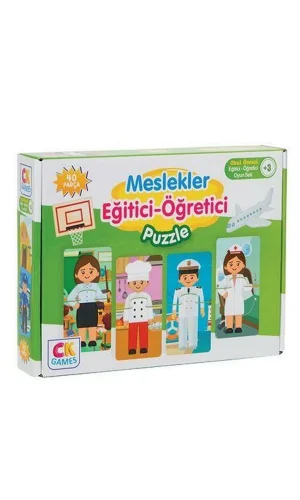 Eğitici Oyun Meslekler 40 Parça Puzzle