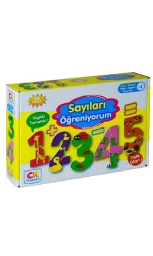 Eğitici Oyun Sayıları Öğreniyorum Puzzle 45 Parça