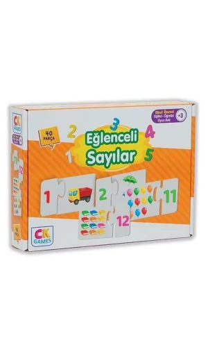Eğitici Oyun Seti Eğlenceli Sayılar 40 Parça