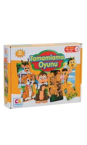Eğitici Oyun Tamamlama Oyunu Puzzle 40 Parça
