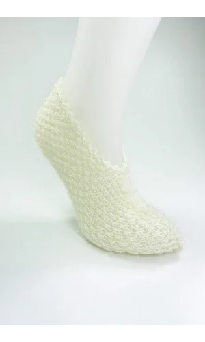 El Örgüsü Kışlık Şık Kadın Yün Patik D5