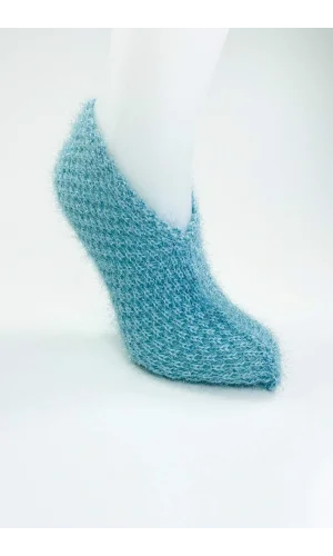 El Örgüsü Kışlık Şık Kadın Yün Patik D6