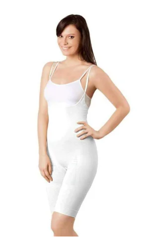 Elit Life Kadın Boy Dikişsiz Toparlayıcı Korse Beyaz 895