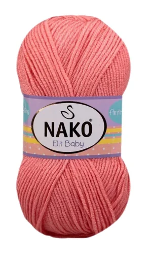Elite Baby El Örgü İpi Tüylenmeyen Bebek Yünü Somon 1469