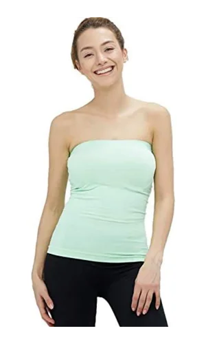 Elite Life Kadın Dikişsiz Askısız Kadın Beyaz Atlet 852