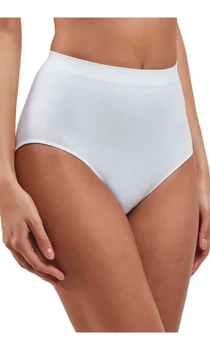 Elite Lite Kadın Yüksek Bel Dikişsiz İz Yapmaz Slip Külot Beyaz 811