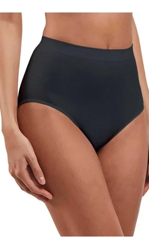 Elite Lite Kadın Yüksek Bel Dikişsiz İz Yapmaz Slip Külot Siyah 811