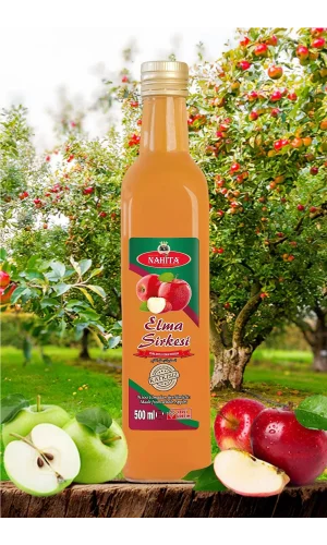 Elma Sirkesi % 100 doğal Katkısız 500 ml