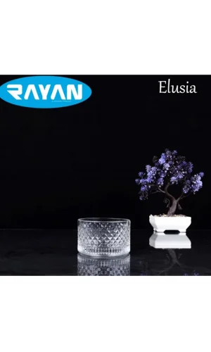 Elusia Lines Çizgili Tekli Cam Çerezlik Royaleks-82637