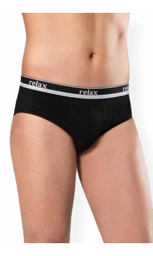 Erkek Pamuklu Likralı Slip Relax Külot Siyah - 1269A