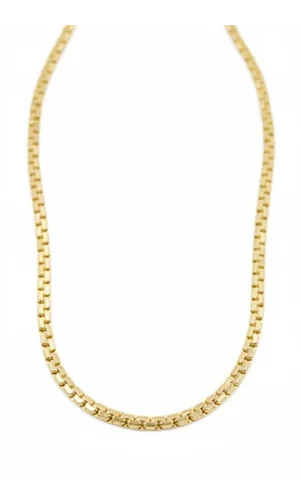 Ezme Zincir Kolye - Altın