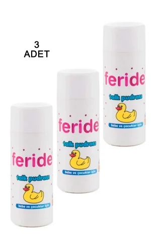 Feride Serpme Talk Pudrası 75 Gr. 3 Adet