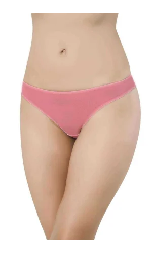 Fuşya Kadın Günlük Pamuklu Likralı Özel Poşet İçinde Taşınabilir Acil Durum Slip Külot