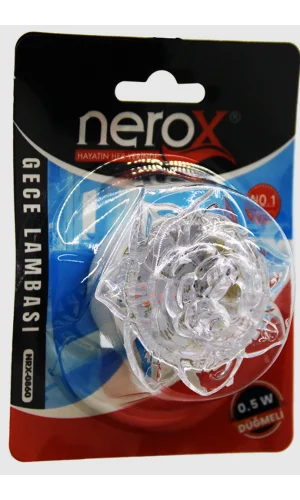 Gece Lambası Yuvarlak Kristal Anahtarlı Royaleks-NRX-0859