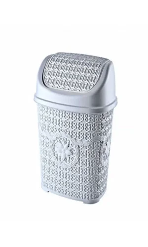 Gri Örgülü Çöp Kovası Royaleks-ASD038
