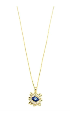 Güneş Kolye - Altın