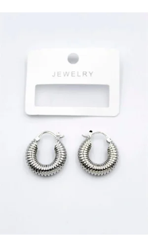 Halka Küpe - Gümüş