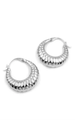 Halka Küpe - Gümüş