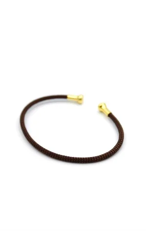 Hasır Pndr Bileklik - Kahverengi