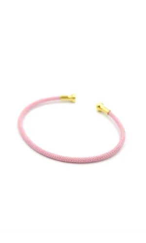 Hasır Pndr Bileklik - Pembe